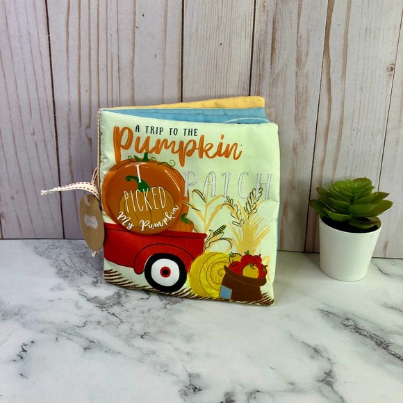 Mudpie Pumpkin Patch Book Soft Crinkle Halloween Thanksgiving - Picture 1 of 4